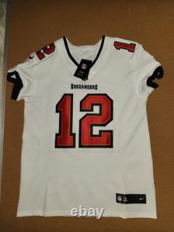 Tom Brady #12 Buccaneers White Nike Vapor Elite Authentic Football Jersey 44 Nwt
