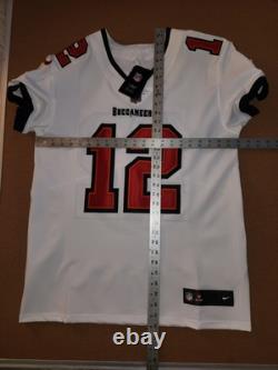 Tom Brady #12 Buccaneers White Nike Vapor Elite Authentic Football Jersey 44 Nwt