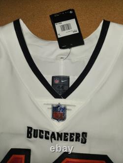Tom Brady #12 Buccaneers White Nike Vapor Elite Authentic Football Jersey 44 Nwt
