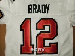 Tom Brady #12 Buccaneers White Nike Vapor Elite Authentic Football Jersey 44 Nwt