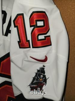 Tom Brady #12 Buccaneers White Nike Vapor Elite Authentic Football Jersey 44 Nwt