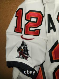 Tom Brady #12 Buccaneers White Nike Vapor Elite Authentic Football Jersey 44 Nwt
