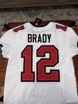 Tom Brady #12 Nike Vapor Elite AUTHENTIC Tampa Bay Bucs Football Jersey Size 44