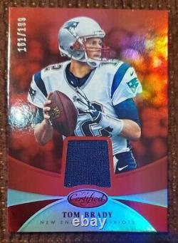 Tom Brady 2013 Certified Red Refractor #92 SN# 161/199 Game Used Patch/Jersey