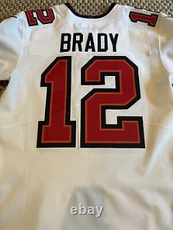 Tom Brady Authentic Tampa Bay Buccaneers Nike Vapor Elite Jersey Size 44 L Mens