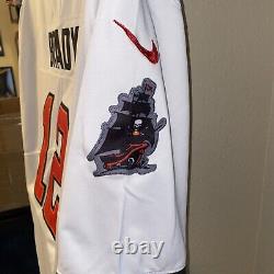 Tom Brady L Tampa Bay Buccaneers Authentic Nike Vapor On Field White Jersey NWT