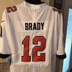 Tom Brady L Tampa Bay Buccaneers Authentic Nike Vapor On Field White Jersey NWT