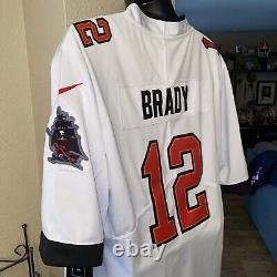 Tom Brady L Tampa Bay Buccaneers Authentic Nike Vapor On Field White Jersey NWT