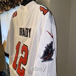 Tom Brady L Tampa Bay Buccaneers Authentic Nike Vapor On Field White Jersey NWT
