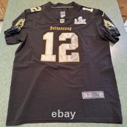 Tom Brady Nike Elite Jersey Tampa Bay Buccaneers Black Gold Super Bowl LIV XXL