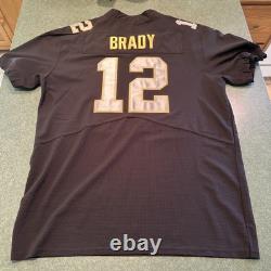 Tom Brady Nike Elite Jersey Tampa Bay Buccaneers Black Gold Super Bowl LIV XXL
