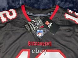 Tom Brady Nike NFL Vapor Limited Tampa Bay Buccaneers Pewter Alternate Jersey