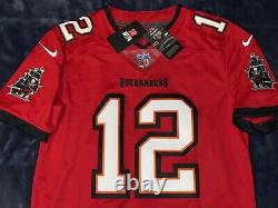 Tom Brady Nike NFL Vapor Limited Tampa Bay Buccaneers Red Home Jersey