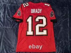 Tom Brady Nike NFL Vapor Limited Tampa Bay Buccaneers Red Home Jersey