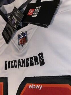 Tom Brady Nike NFL Vapor Limited Tampa Bay Buccaneers White Road Jersey