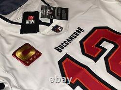 Tom Brady Nike Vapor ELITE Authentic CAPTAIN Jersey White 44 NEW WITH DEFECT