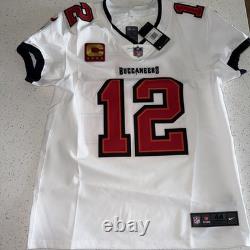 Tom Brady Nike Vapor Elite Tampa Bay Buccaneers Away Captains Jersey Size 44/L