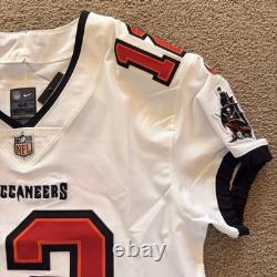 Tom Brady Nike Vapor Elite Tampa Bay Buccaneers Away Captains Jersey Size 44/L