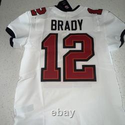 Tom Brady Nike Vapor Elite Tampa Bay Buccaneers Away Captains Jersey Size 44/L
