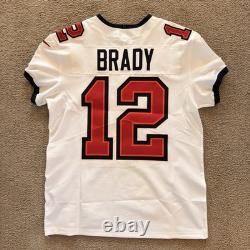 Tom Brady Nike Vapor Elite Tampa Bay Buccaneers Away Captains Jersey Size 44/L
