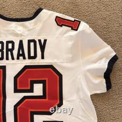 Tom Brady Nike Vapor Elite Tampa Bay Buccaneers Away Captains Jersey Size 44/L