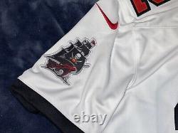 Tom Brady Nike Vapor Limited Tampa Bay Buccaneers White AUTHENTIC Road Jersey