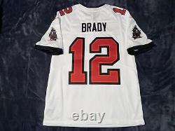 Tom Brady Nike Vapor Limited Tampa Bay Buccaneers White CAPTAIN PATCH Jersey