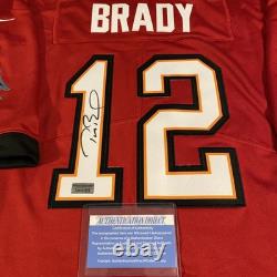 Tom Brady Signed Autograh Nike On Field Tampa Bay Buccaneers Jersey NWT With COA