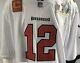 Tom Brady Super Bowl Lv Buccaneers Men Xl Jersey Stitched With Captains Patch