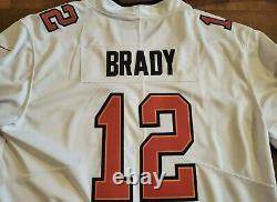 Tom Brady Super Bowl LV Buccaneers Men XL Jersey stitched with Captains Patch