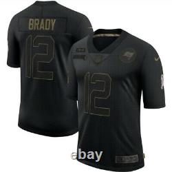 Tom Brady Tampa Bay Buccaneers 2020 Salute To Service Limited Jersey Black