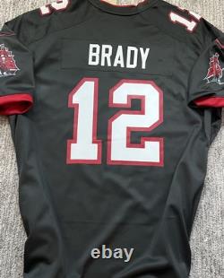 Tom Brady Tampa Bay Buccaneers Authentic Jersey With Super Bowl & Captains Patch