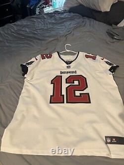 Tom Brady Tampa Bay Buccaneers Authentic Wht Nike Vapor Elite Jersey Size 52 NWT