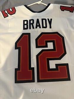 Tom Brady Tampa Bay Buccaneers Authentic Wht Nike Vapor Elite Jersey Size 52 NWT