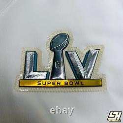 Tom Brady Tampa Bay Buccaneers Elite Captain & Super Bowl LV White 44 Jersey Nwt