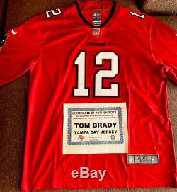 Tom Brady Tampa Bay Buccaneers Jersey. Autograph Signed. NWT. COA. The GOAT