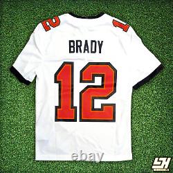 Tom Brady Tampa Bay Buccaneers Limited Captain Super Bowl LV White S Jersey Nwt