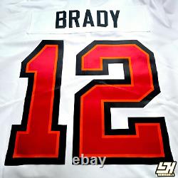 Tom Brady Tampa Bay Buccaneers Limited Captain Super Bowl LV White S Jersey Nwt