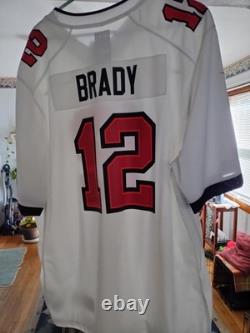 Tom Brady Tampa Bay Buccaneers NIKE White Jersey Men's Sizes XL, 3XL