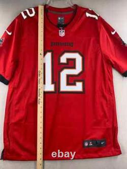 Tom Brady Tampa Bay Buccaneers Nike Game Jersey Men's 2021 #12 Red TB12 New