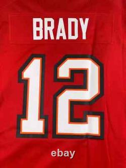 Tom Brady Tampa Bay Buccaneers Nike Game Jersey Men's 2021 NFL #12 Red TB12 New