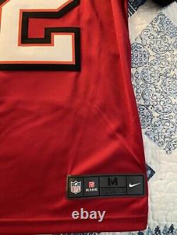 Tom Brady Tampa Bay Buccaneers Nike Limited Stitched Red Jersey #12 Size Medium