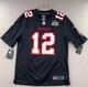 Tom Brady Tampa Bay Buccaneers Nike Super Bowl Lv 55 Game Fashion Jersey Nfl #12