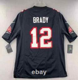 Tom Brady Tampa Bay Buccaneers Nike Super Bowl LV 55 Game Fashion Jersey NFL #12