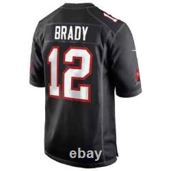 Tom Brady Tampa Bay Buccaneers Nike Super Bowl LV 55 Game Fashion Jersey NFL #12