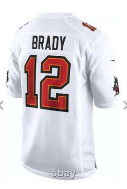 Tom Brady Tampa Bay Buccaneers Nike Super Bowl LV Bound Fashion Jersey White L