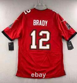 Tom Brady Tampa Bay Buccaneers Nike Super Bowl LV Game Jersey Men's SBLV NFL #12