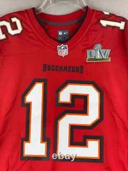 Tom Brady Tampa Bay Buccaneers Nike Super Bowl LV Game Jersey Men's SBLV NFL #12