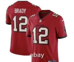 Tom Brady Tampa Bay Buccaneers Nike Vapor Limited Jersey Red Authentic Large