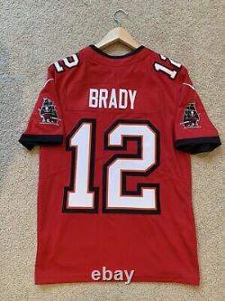 Tom Brady Tampa Bay Buccaneers Nike Vapor Limited Jersey Red Medium Authentic